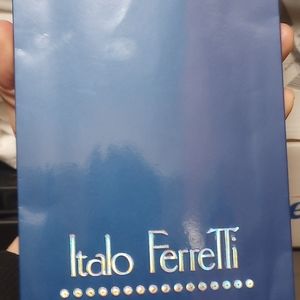 Italo FerreTTi Mens Silk Black Neck Tie